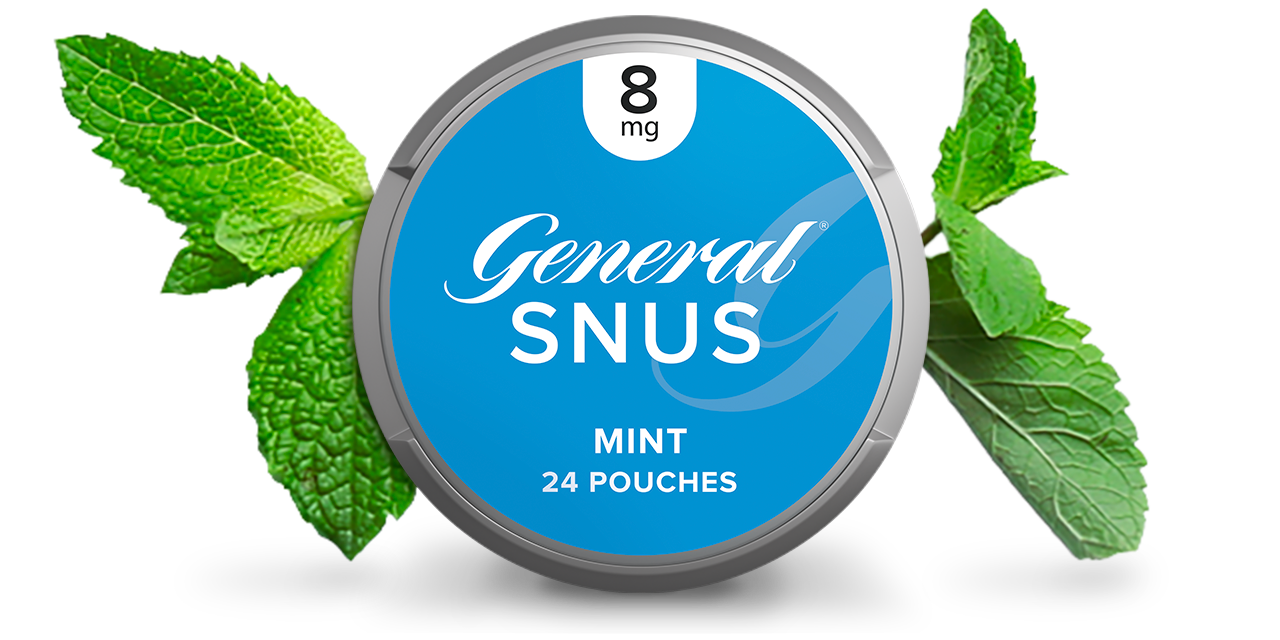 General Snus Mint (8mg), 24 Pouches